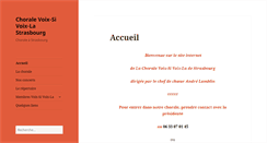 Desktop Screenshot of choralevoixsivoixla.fr