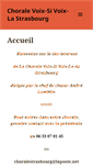 Mobile Screenshot of choralevoixsivoixla.fr